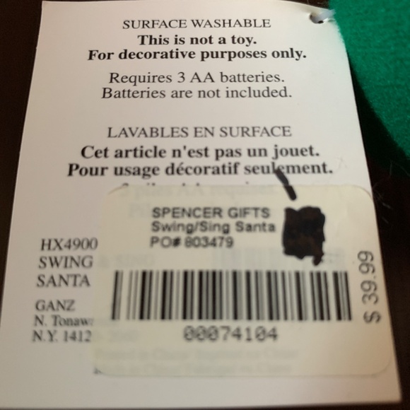 Swing and sing santa - Picture 4 of 7